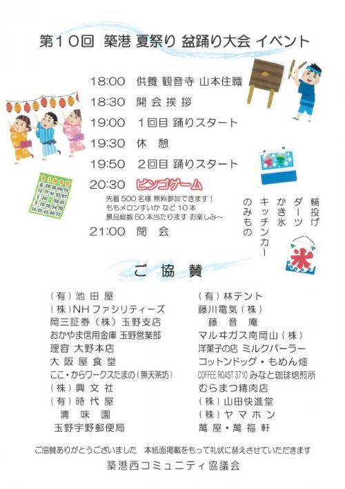 築港西夏まつり裏