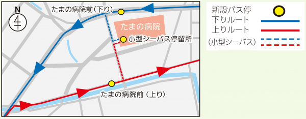 たまの病院周辺