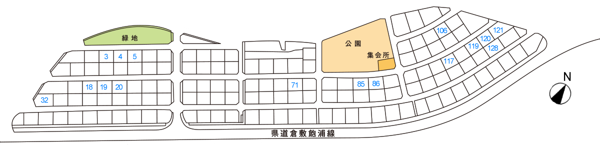 野々浜マリンタウン区画図