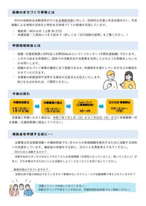 申請前相談会チラシ裏