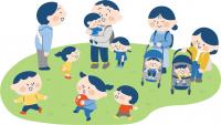 公園遊びのイラスト