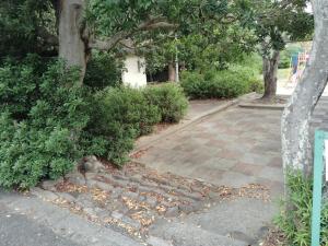 公園の出入口
