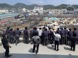 新庁舎工事現場見学2