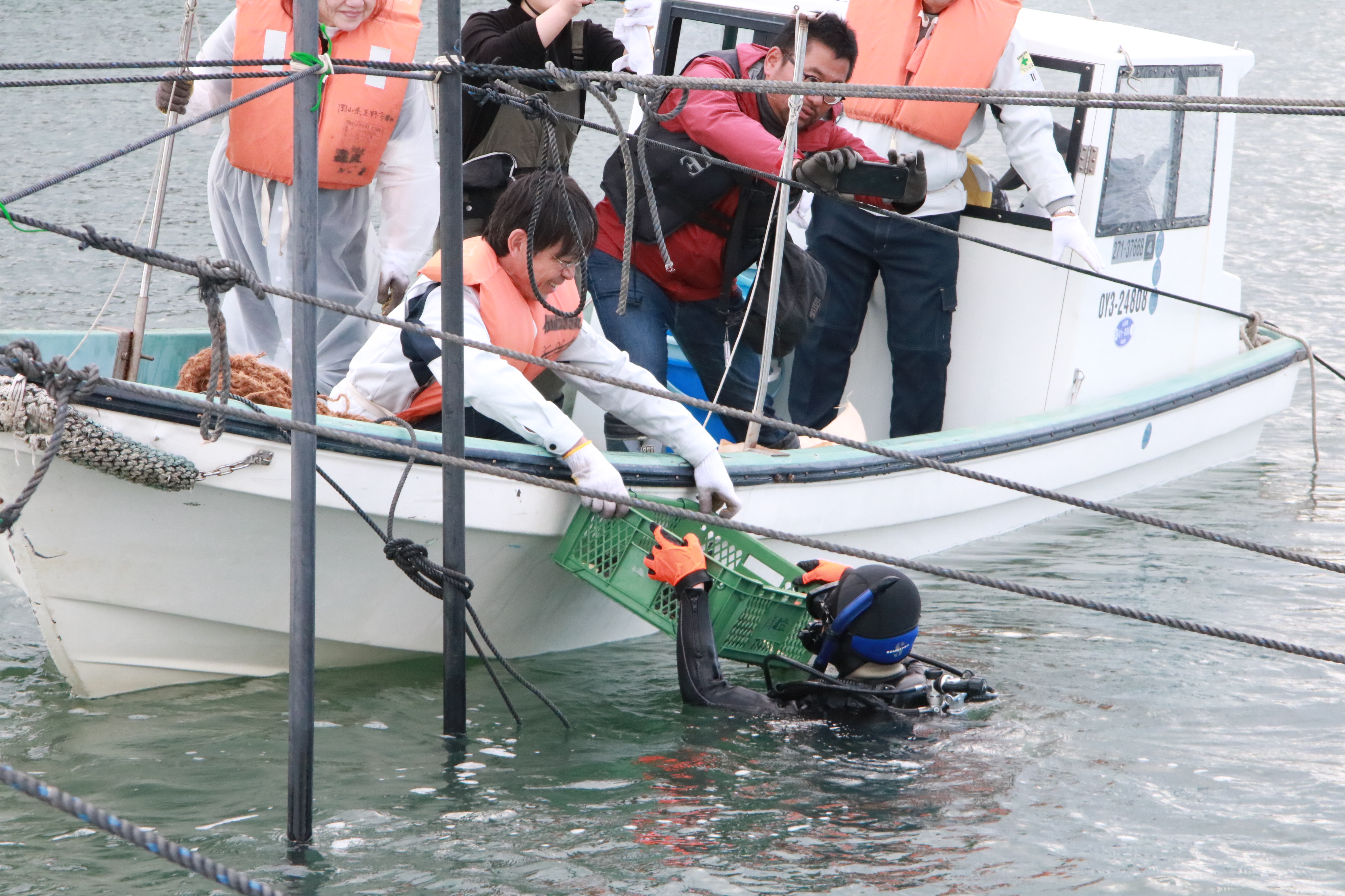 胸上漁業協同組合 アマモ再生