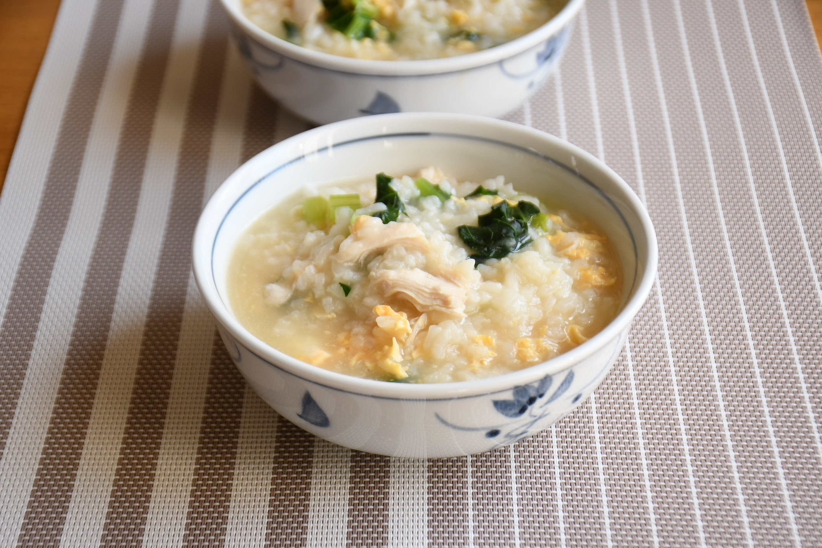 鶏ささみとたまごの親子がゆ