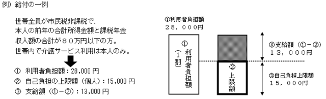 給付の一例の画像