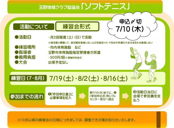 ソフトテニス（パンフレット）