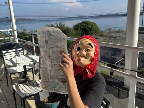 情報発信する幸坂さん