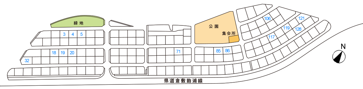 野々浜マリンタウン区画図