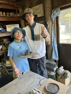 備前焼作成後の写真