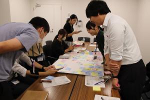 まちの広報部会議の様子（アイデア出し）
