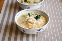 鶏ささみとたまごの親子がゆ