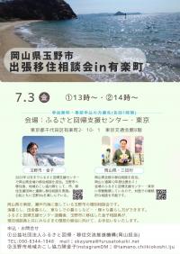 7月3日出張移住相談会チラシ